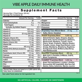 Eniva Vibe Immune Liquid Multivitamins for Adults | Daily Liquid Supplement to Support Immunity | Natural Apple Flavor | No Artificial Flavors | Doctor Formulated (32oz)