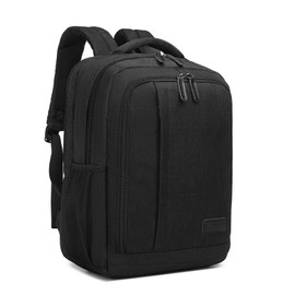 Kono Laptop Backpack for Men Computer Bag for 15.6 Inch Notebook School Bags Casual Daypack Rucksack for Women Men Travel Business Work College (Black)