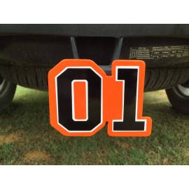 Dukes of Hazzard General Lee Hitch Cover - Heavy Duty Powder Coated Steel