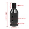 muge racing Universal Gear Shift Knob Adapter,Aluminum Alloy M12x1.25Shift Knob