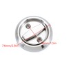 AWOCAN 2PCS Round Recessed Door Handle Hidden Brushed Stainless Steel
