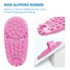meidong Silicone Shower Foot Scrubber Personal Foot Massage and Cleaning,