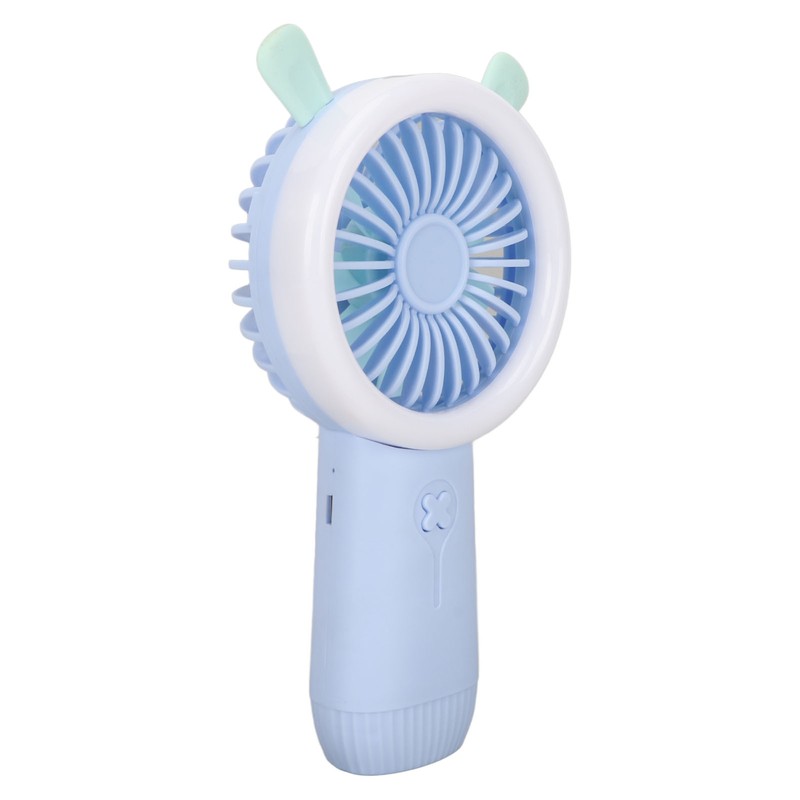 Mini Handheld Fan 3 Levels Adjustable USB Rechargeable Cute Rabbit