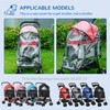 PawHut Dog Pram Rain Cover, Cover for Dog Stroller Buggy,