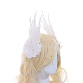 C-108-1 White Angel Wings Goddess Hair Clips Gothic Lolita Party Celebration Hair Accessories Head Accessory