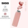 SIGG Stainless Steel Drinking Bottle, Shield ONE, Suitable for Carbonated