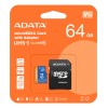 Tarjeta de memoria Adata AUSDX64GUICL10-RA1 Premier con adaptador SD 64GB