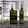 Gelury Olive Oil Dispenser Bottle for Kitchen 16.9oz, UV-Blocking Oil