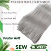 Hair Extensions Real Human Hair Sew in Double Weft Weave