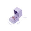 FAYADA Velvet Ring Box Classical Ring Bearer Case Earring Jewelry