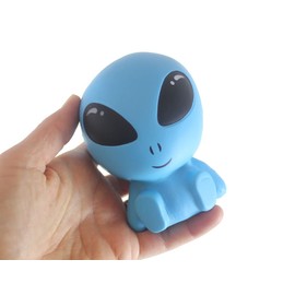 Curious Minds Busy Bags 1 Random Color Alien Squishy Slow Rise Foam - Scented Sensory, Stress, Fidget Toy Memory Foam Expands (Random Color)