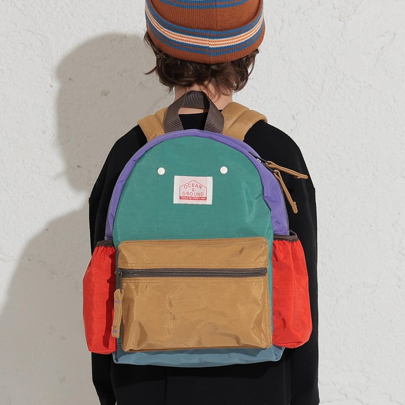 Ocean and Ground Daypack CRAZY Nylon Backpack for Kids, Babies,