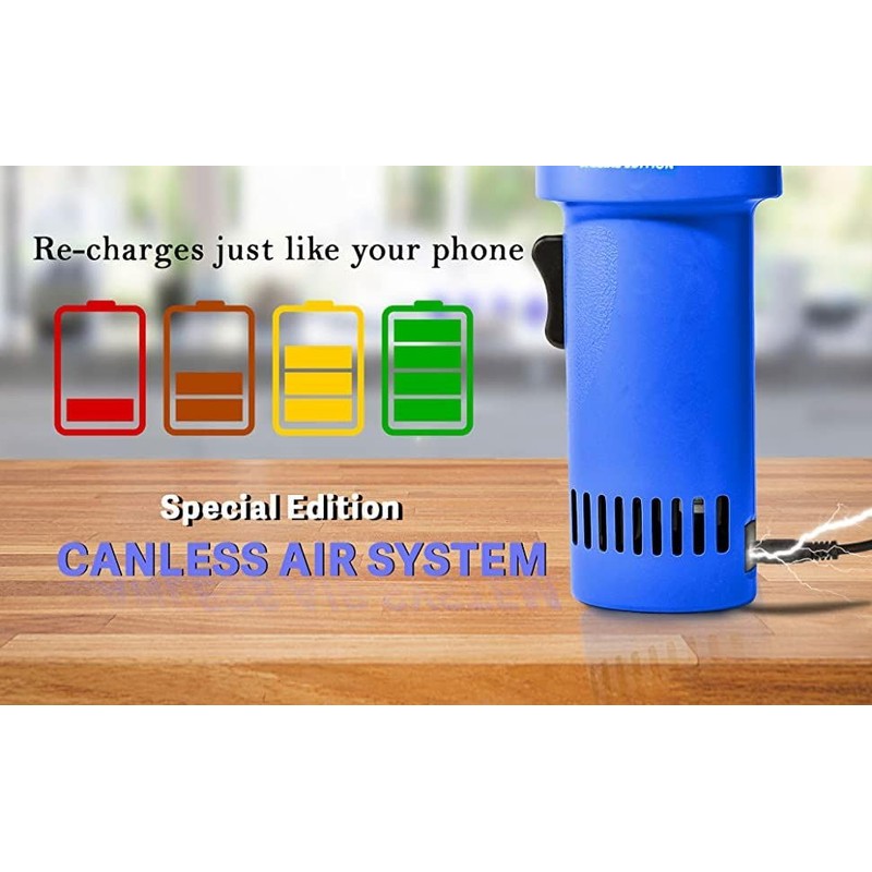 O2 Hurricane Compressed Air Duster – Powerful 200 MPH Cordless