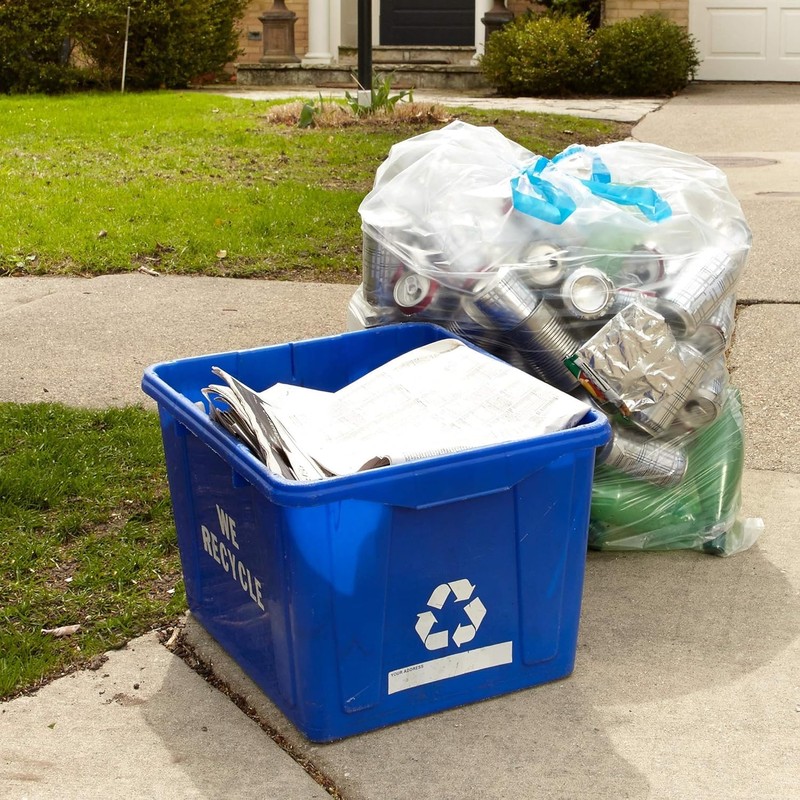 Hefty Recycling Trash Bags, 36 Count (Pack of 2)