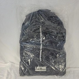 Lifetime Fitness Black Backpack Gym Bag Large Workout Exercise Athlete Logo Bag