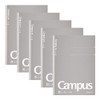 Kokuyo No-4W-MX5SET Adult Campus Notebook, Plain B5, 40 Sheets, Pack