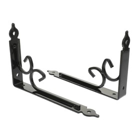 IWOWHERO 2pcs Hanging Plant Stand Wall Hook Corner Bracket Cable Ties Shelf Fixed Brackets Gold Shelf Brackets Angle Shelf Bracket Hidden Shelf Brackets Monitor Stand Hanger