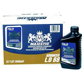 Majestic Lubricants Synthetic Blend 5W-20 Motor Oil, 12/1 Qt. Case