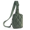 MEISEY Quilted Puffer Sling Bag for Women Small Backpack Crossbody