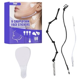 EZONEDEAL Face Lift Tape, Lift Sticker For Face, 60pcs Face Tape Lifting Invisible With Elastic Thin Face Chin V-lift Tape, Woman Face, Neck, Eye Skin Tightening Facelift Tape Tool