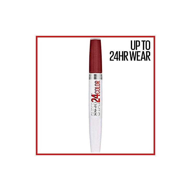 Maybelline New York Superstay 24, 2-step Lipcolor, Everlasting Wine 005