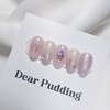 [Handmade Nail Tips] Pink Glossy Nail Tips - Almond /