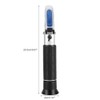 SEAFRONT Densimetro Professional Handheld Alcohol Meter 0-80% Test Refractometer Tester
