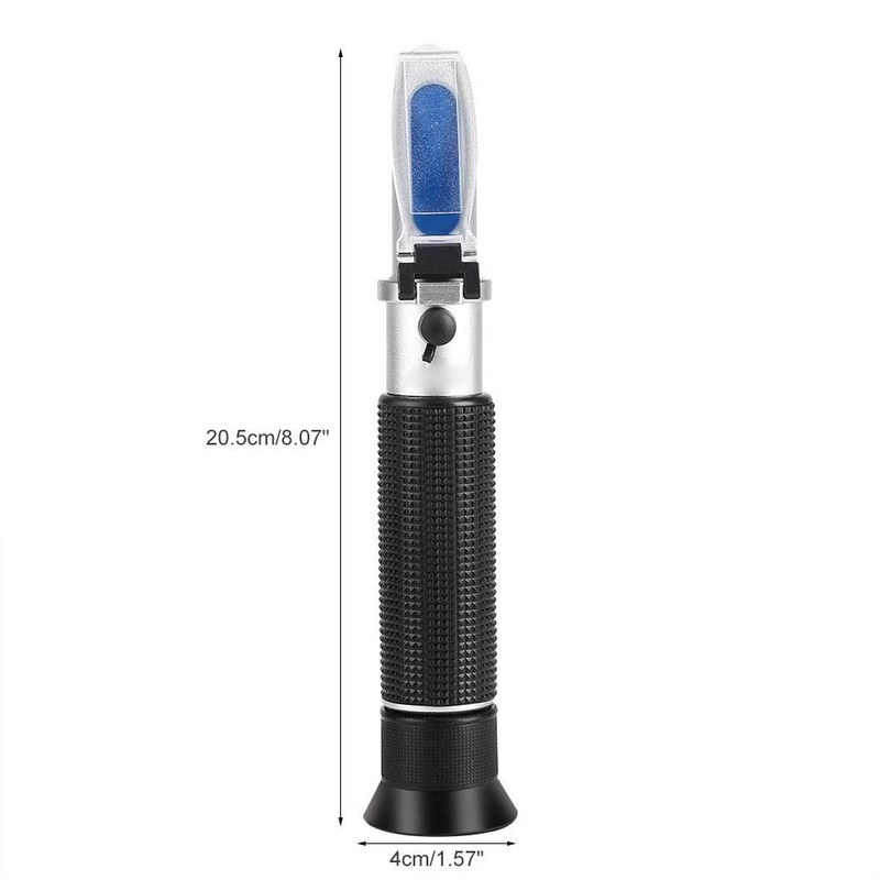 SEAFRONT Densimetro Professional Handheld Alcohol Meter 0-80% Test Refractometer Tester