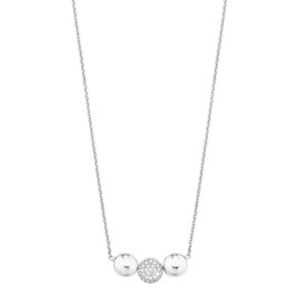 s.Oliver Women Silver Pendant Necklace - 2024212