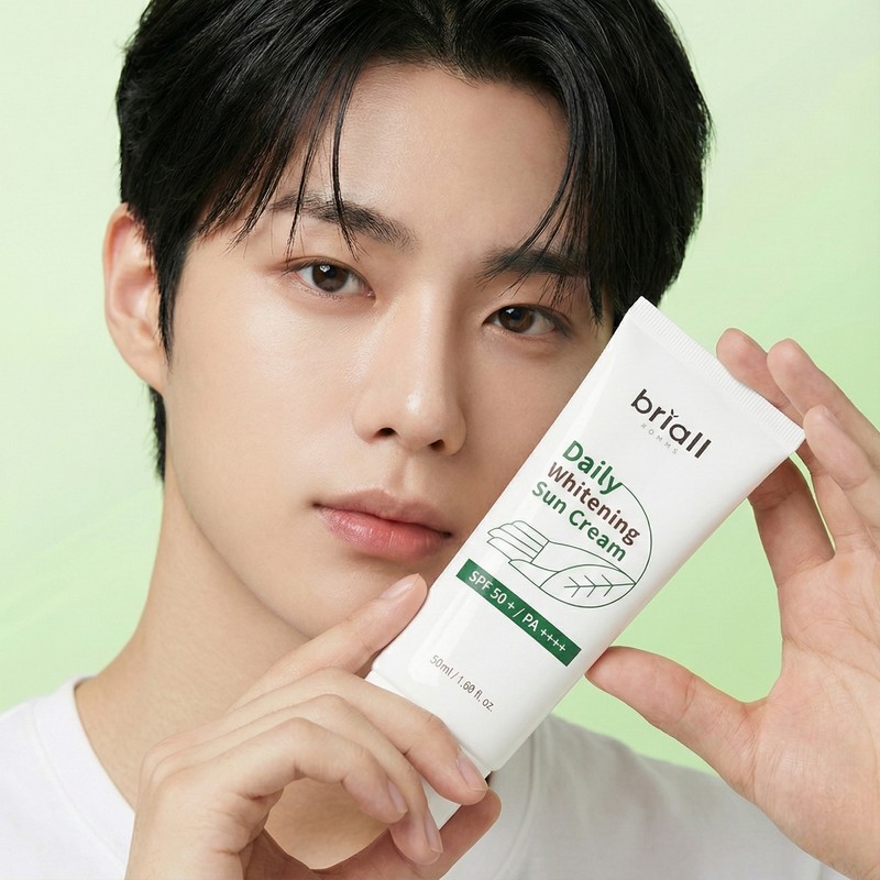 브리올옴므 데일리 화이트닝 선크림 SPF50+ PA++++, 50ml, 1개 Brioll Homme