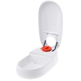 Ferplast COMETA Futterautomat für Hunde und Katzen, 0,4 l Schüssel mit Timer, rutschfest