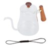 Coffee Kettle Pour Over High Borosilicate Glass Heat Resistant Round