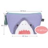 Skater ZFP1-A Flat Pouch, For Going Out, Small Items, Gusset,