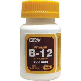 RUGBY Vitamin B-12 500 MCG 100CT Pack of 1