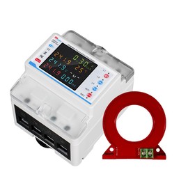 Smart Circuit Breaker with WiFi, Automatic Restart Protection, 3P4W Electricity Meter, Three-Phase Restart Switch with Multiple Protections, Schedule, Current Measurement Functions