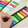 TEHAUX 10sets Semi Sticky Index Tabs Unique Arrow Flag Page