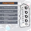 AFEISOL 12030-5A2-A01 Engine Valve Cover Gasket Set Kit, Compatible with