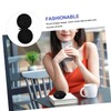 DOITOOL Headphone Case Earphone Storage Bag Round Shape Metal Zipper