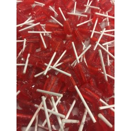 Tropical sSweets Puerto Rican Raspberry Lollipops (Pilones Rojos)