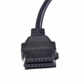 OBD2 Female Connector Diagnostic Extender Adapter Diagnostic Connector Cable OBD Diagnostic Extension Cable 50CM for Car Scan Tool
