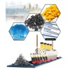 Titanic Architecture Set Micro Building Blocks Model Kit for Adults,
