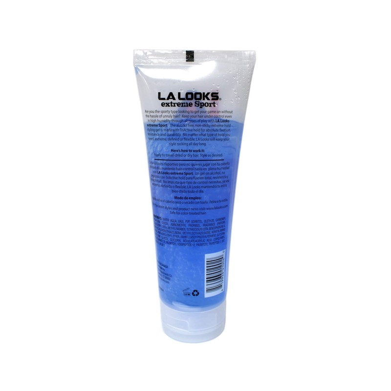 L.A. LOOKS SPORT EXTREME HOLD GEL (8 Oz (3 Pack))