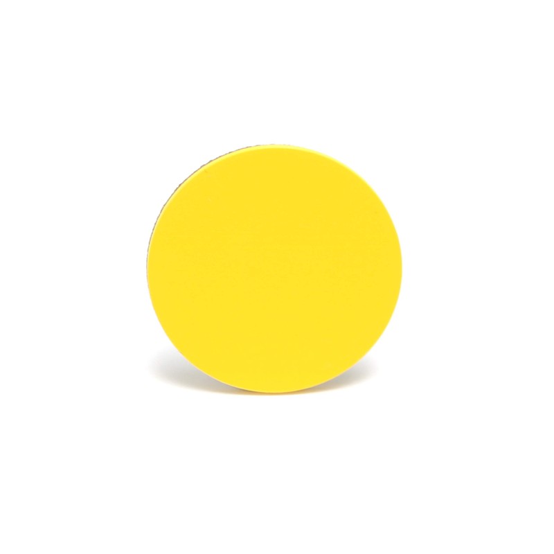 NFC PVC Coin On Metal NTAG 213 180 Byte Yellow