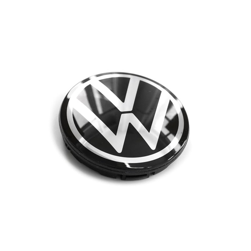 Volkswagen 571601171FOD Hub Cap (1 Piece) Wheel Hub Cover Black