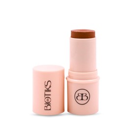 Bronzer en barra con FPS 15, piel grasa, piel seca, piel delicada, con vitaminas C y E. Contorno, hipoalergénico, tono cacao.