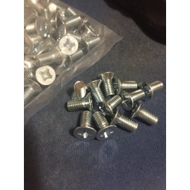 VW KARMANN GHIA BUS SUPER BEETLE BUG SEDAN/VERT, DOOR HINGE SCREW, one