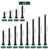5/16 x 2 Black Hex Head Lag Screws Bolts (10