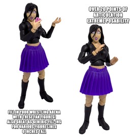 Ultimate Wrestling Crowd Fan Figures: Amber