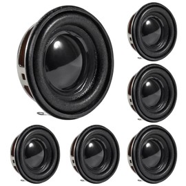 DWEII 6Pcs 1.5Inch 40MM Mini Portable Speakers 4ohm 3W Full Frequency Stereo Sound Small HiFi Speaker