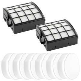 (8 Pack) 2 Hepa Filters + 6 Foam Filters Compatible With Shark NZ850UK AZ912UK Z850UKT NZ860UK NZ860UKT AZ912UKT AZ913UK AZ913UKT, Lift-Away Upright Vacuum, Replacement Filters